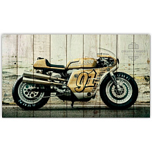 Панно в стиле Ретро Creative Wood Мотоциклы Мотоциклы - Мото 10
